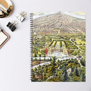 Vintage map of Central Park, New York, 1873 Planner