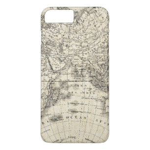 Vintage Map Of Europe and Asia iPhone 8 Plus/7 Plus Case