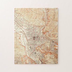 Vintage Map of Glendale California (1928) Jigsaw Puzzle