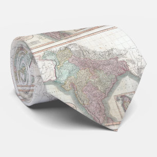 Vintage Map of India (1806) Tie