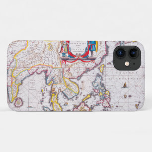 Vintage Map of India From 1650 iPhone 11 Case