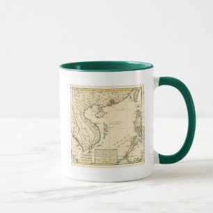 Vintage Map of India Indian Ocean Mug