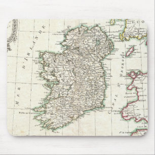 Vintage Map of Ireland (1771) Mouse Pad