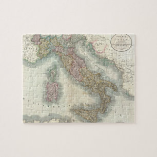 Vintage Map of Italy (1799) Jigsaw Puzzle