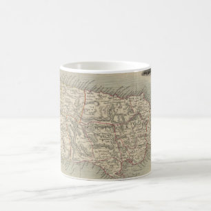 Vintage Map of Jamaica (1851) Coffee Mug