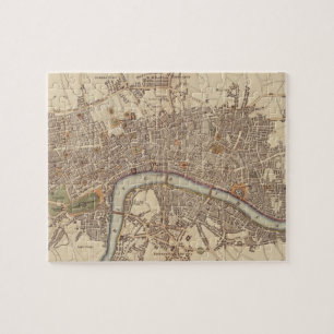 Vintage Map of London England (1807) Jigsaw Puzzle