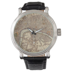 Vintage Map of London England (1807) Watch
