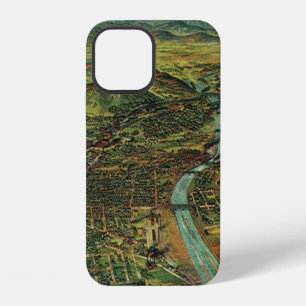 Vintage Map of Los Angeles, California and River iPhone Case