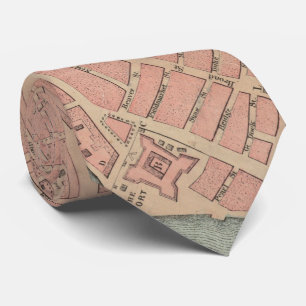 Vintage Map of Lower Manhattan (1776) Tie