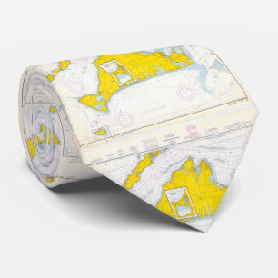 Vintage Map of Martha's Vineyard (1967) Tie