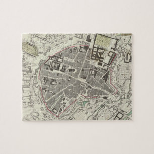 Vintage Map of Munich Germany (1832) Jigsaw Puzzle
