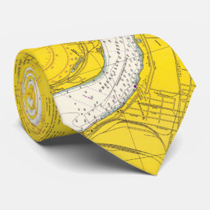 Vintage Map of New Orleans LA (1966) Tie