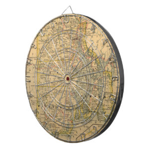 Vintage Map of Rhode Island (1875) Dartboard