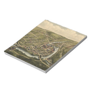 Vintage Map of Seymour Connecticut (1879) Notepad