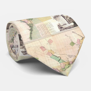 Vintage Map of South Carolina (1757) Tie
