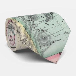 Vintage Map of The Adirondack Mountains (1879) 2 Tie
