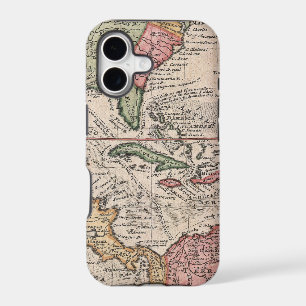 Vintage Map of The Caribbean (1732)