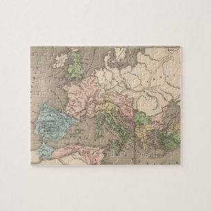 Vintage Map of The Roman Empire (1838) Jigsaw Puzzle