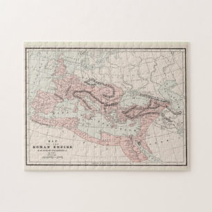 Vintage Map of The Roman Empire (1901) Jigsaw Puzzle