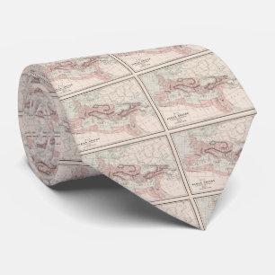 Vintage Map of The Roman Empire (1901) Tie