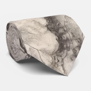 Vintage Map of Yosemite Valley (1870) Tie