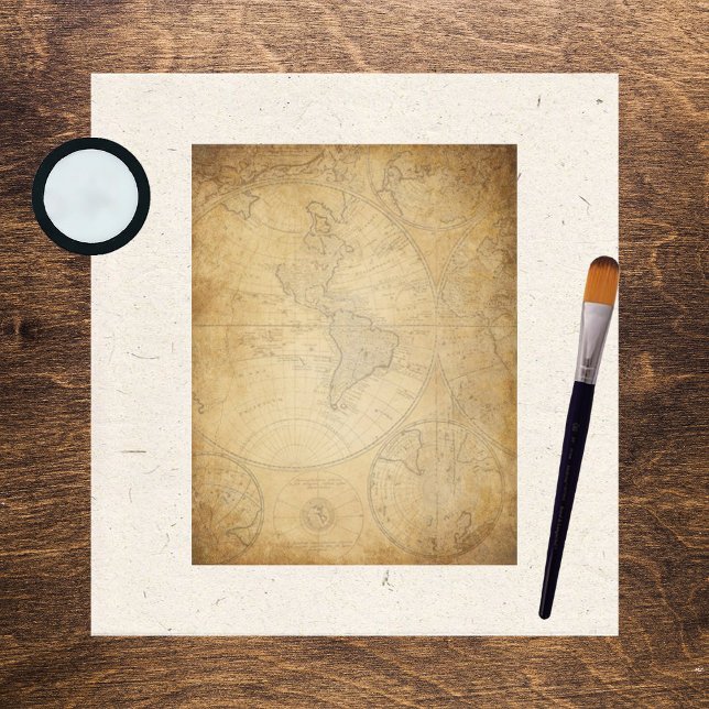 Vintage Map Scrapbook Paper (Creator Uploaded)