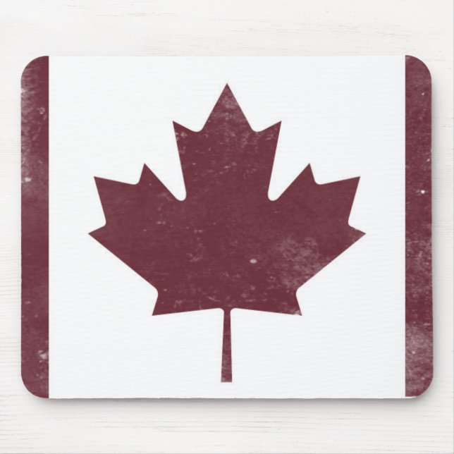 Vintage Maple Leaf Mouse Pad (Front)
