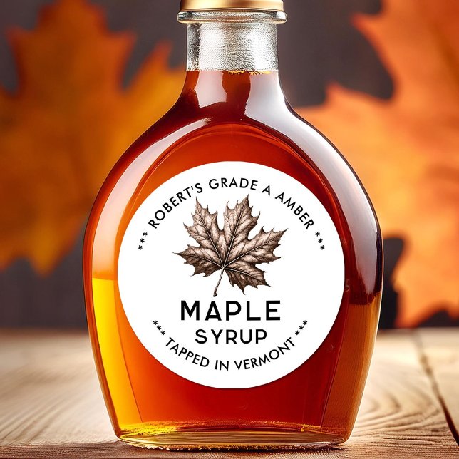 Vintage maple syrup label (Creator Uploaded)