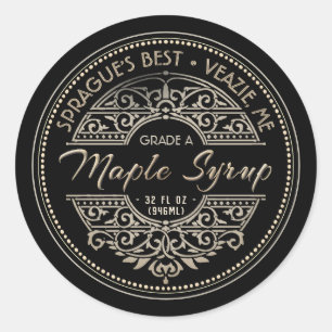 Vintage Maple Syrup Label
