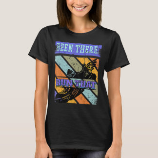 Vintage Marathon Running and Cross Country Runner  T-Shirt