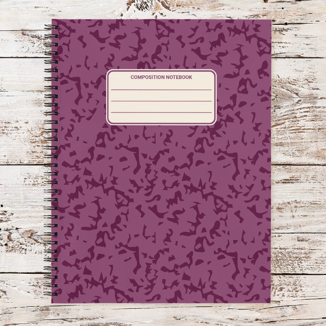 Vintage Marbled Classic Composition Pattern Notebook (Creator Uploaded)