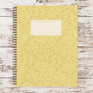 Vintage Marbled Classic Composition Pattern Notebook