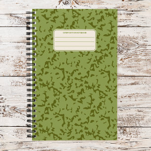Vintage Marbled Classic Composition Pattern Notebook