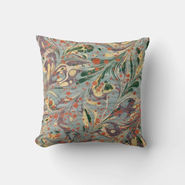 Vintage Marbling Cushion (Front)