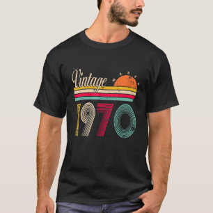 Vintage March 1970 52 Years Old Birthday T-Shirt