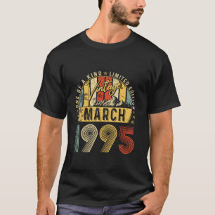 Vintage March 1995 30th Birthday Gift Vintage Men T-Shirt