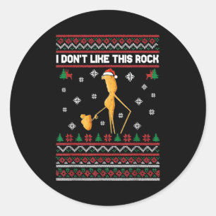 Vintage Marcus The Worm I Don't Like This Rock  Classic Round Sticker