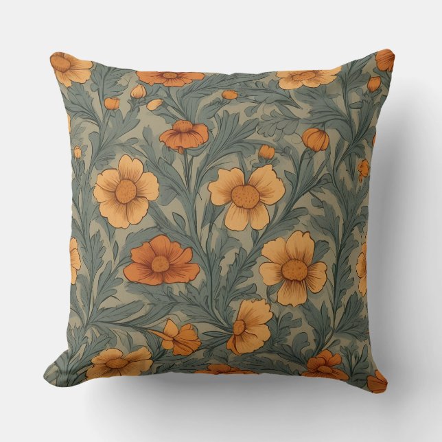 Vintage Marigold Cushion (Front)