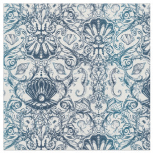 Vintage Marine Pattern Fabric