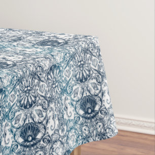 Vintage Marine Pattern Tablecloth