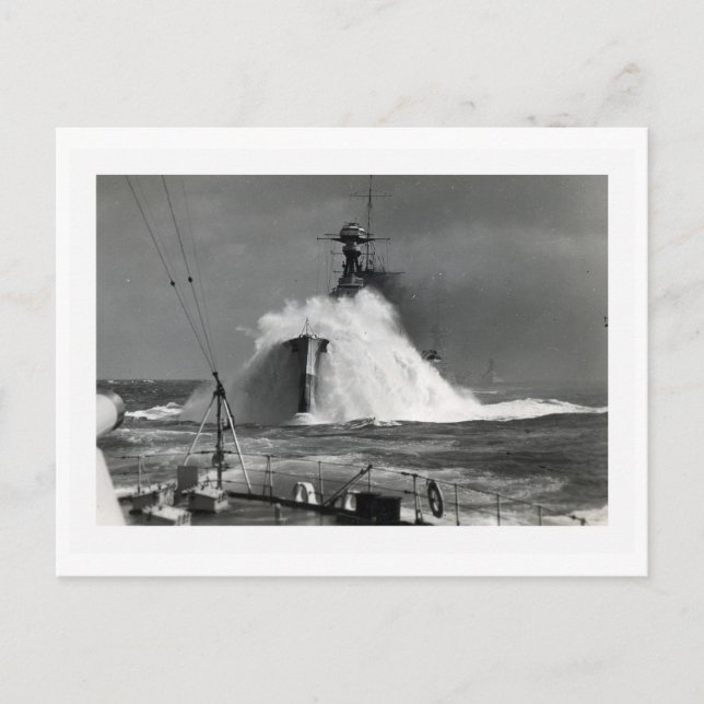 Vintage Marine's Photograph - The Royal Oak Ship Postcard (Front)
