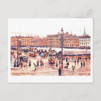 Vintage Market, Nottingham, Postcard