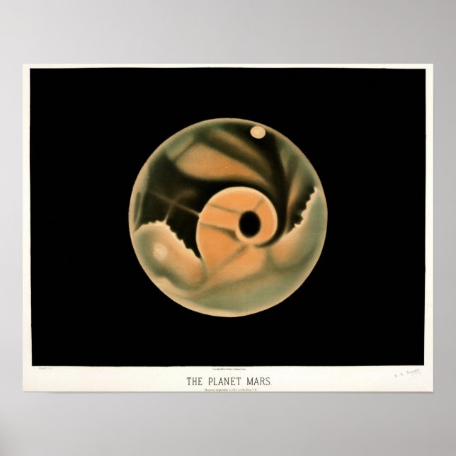 Vintage Mars Poster (Front)