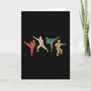 Vintage Martial Arts Kids And Adults Karate Shirt Card