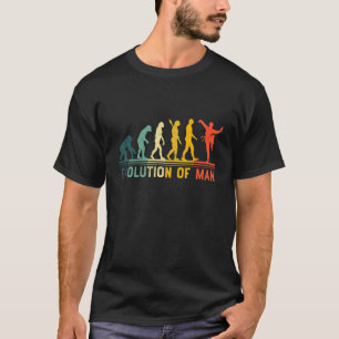 Vintage Martial Karate Taekwondo  Evolution Man T-Shirt