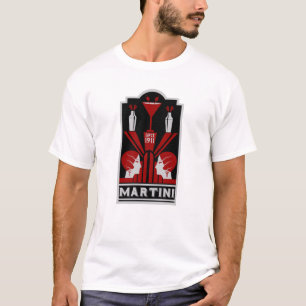 Vintage Martini Art Deco T-Shirt
