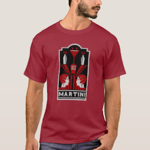 Vintage Martini Art Deco T-Shirt