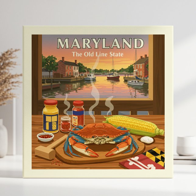Vintage Maryland Ceramic Tile (Creator Uploaded)