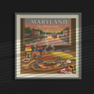  Vintage Maryland Poster