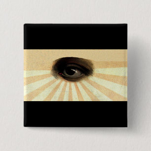 Vintage Masonic Supreme Being All Seeing Eye 15 Cm Square Badge